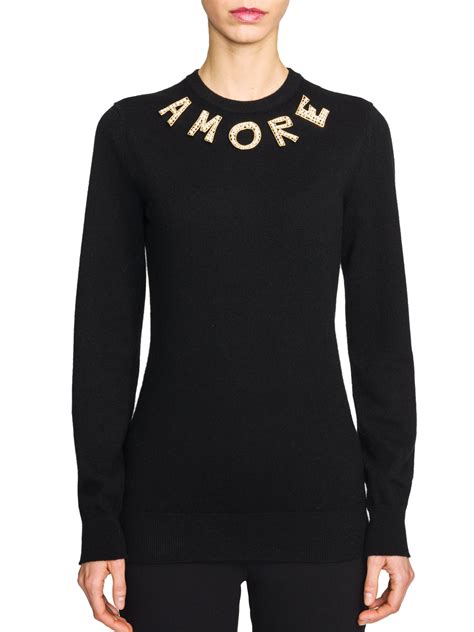 dolce gabbana sweater womens|dolce and gabbana cashmere sweater.